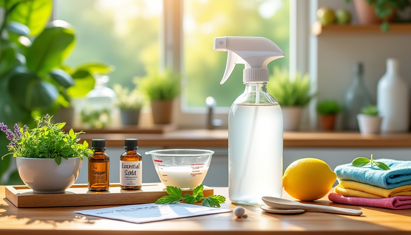 Comment fabriquer des produits ménagers maison efficaces et écologiques